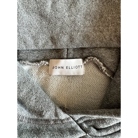 Men's John Elliott Grey Hoodie - Size M - Picture 3 of 4
